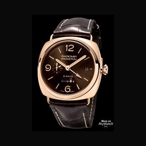 Panerai Radiomir 8 Days GMT Oro Rosso Mechanical 